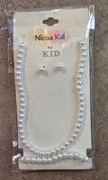 PRINCESS PEARL JEWELRY SET (Necklace, Bracelet, Earrings)