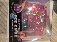 BIG CONFETTI GLITTER ICE CUBE SQUISHY