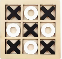 WOODEN TIC TAC TOE SET
