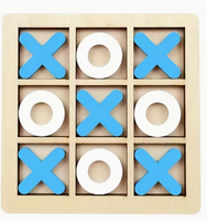 WOODEN TIC TAC TOE SET