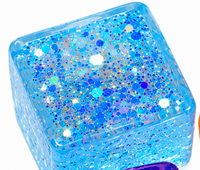GLITTER ICE CUBE SQUISHY