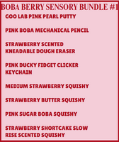 BOBA BERRY SENSORY BUNDLE #1
