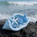 4" SEASHELL STICKY SQUISHY
