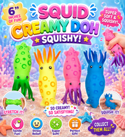 SQUID CREAMY DOH SQUISHY (6")