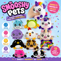 SMOOSHY PETS SQUISHY BALL INSIDE PLUSH PET
