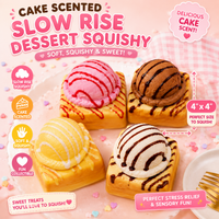 CAKE SCENTED SLOW RISE DESSERT SQUISHY (4"X4")