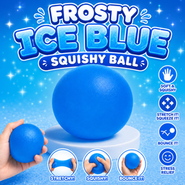 FROSTY ICE BLUE SQUISHY BALL