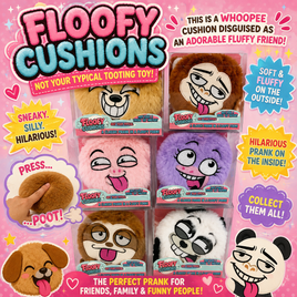 FLOOFY FRIENDS WHOOPY CUSIONS