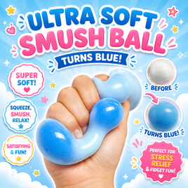 ULTRA SOFT SMUSH BALL (TURNS BLUE)