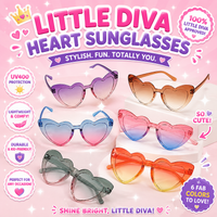 LITTLE DIVA HEART SUNGLASSES