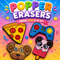 POPPER ERASERS
