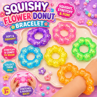 FLOWER SQUISHY DONUT BRACELET