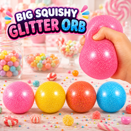 BIG SQUISHY GLITTER ORB