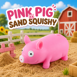 PINK PIG SAND SQUISHY