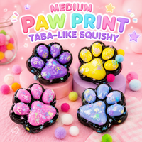 MEDIUM PAW PRINT TABA-LIKE SQUISHY
