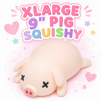 XL 9" ROASTING PIG SQUISHY (Changes color in Sun)