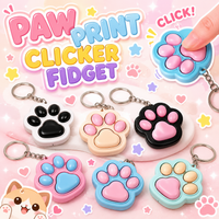 PAW PRINT CLICKER FIDGET