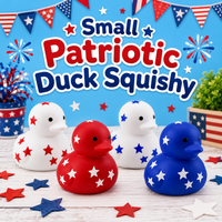 SMALL PATRIOTIC DUCK SQUISHY