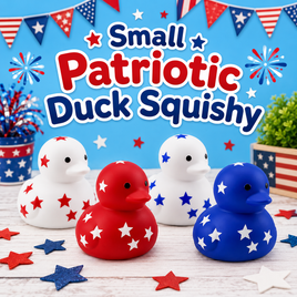 SMALL PATRIOTIC DUCK SQUISHY