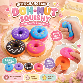 INTERCHANGEABLE DOH-NUT SQUISHY