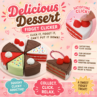 DELICIOUS DESSERT CLICKER FIDGET
