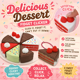 DELICIOUS DESSERT CLICKER FIDGET