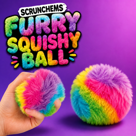 SCRUNCHEMS FURRY SQUISH BALL