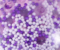 GALAXY GLITTER CONFETTI SQUISHY BALL