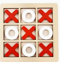 WOODEN TIC TAC TOE SET