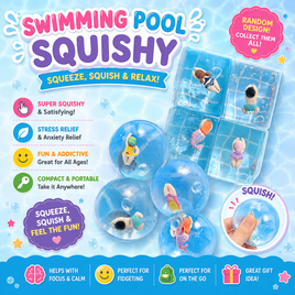 SWIMMING POOL SQUISHY (RANDOM DESIGN)
