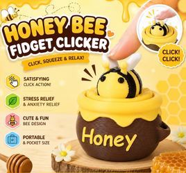 HONEY BEE FIDGET CLICKER