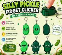 SILLY PICKLE FIDGET CLICKER
