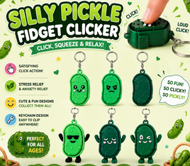 SILLY PICKLE FIDGET CLICKER