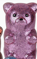 7" GLITTER SQUISHY BEAR