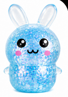 4" GLITTER SPARKLE BUNNY SQUISHY