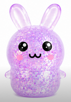 4" GLITTER SPARKLE BUNNY SQUISHY