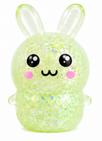 4" GLITTER SPARKLE BUNNY SQUISHY