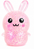 4" GLITTER SPARKLE BUNNY SQUISHY