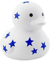 SMALL PATRIOTIC DUCK SQUISHY