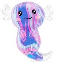 4" SWIRLY AXOLOTL SQUISHY