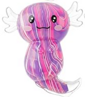 4" SWIRLY AXOLOTL SQUISHY