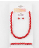 PRINCESS PEARL JEWELRY SET (Necklace, Bracelet, Earrings)