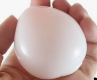 EGG SQUISHY (EITHER CLEAR OR HARDBOILED)