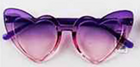 LITTLE DIVA HEART SUNGLASSES