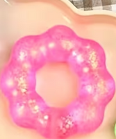 FLOWER SQUISHY DONUT BRACELET