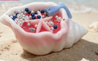4" SEASHELL STICKY SQUISHY