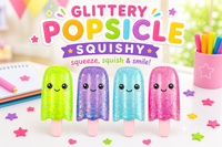Glittery Popsicle Sugar Squishy