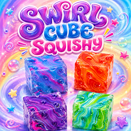 SWIRL CUBE SQUISHY