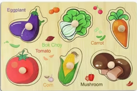 VEGGIES Wooden Puzzle (6"X9")