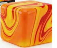 MINIATURE SWIRL CUBE SQUISHY
